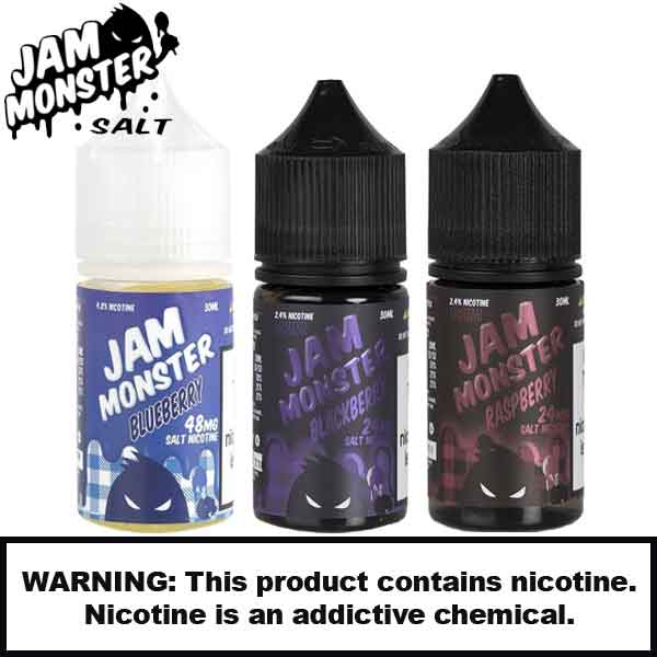 Jam Monster Salt Nicotine E-Liquid 30ml product image