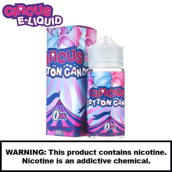 Circus Cotton Candy E-Liquid by PUFF Labs Co. 100ml product image