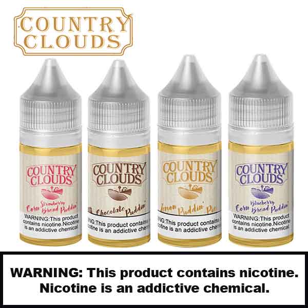 Country Clouds Salt Nicotine E-Liquid 30ml product image