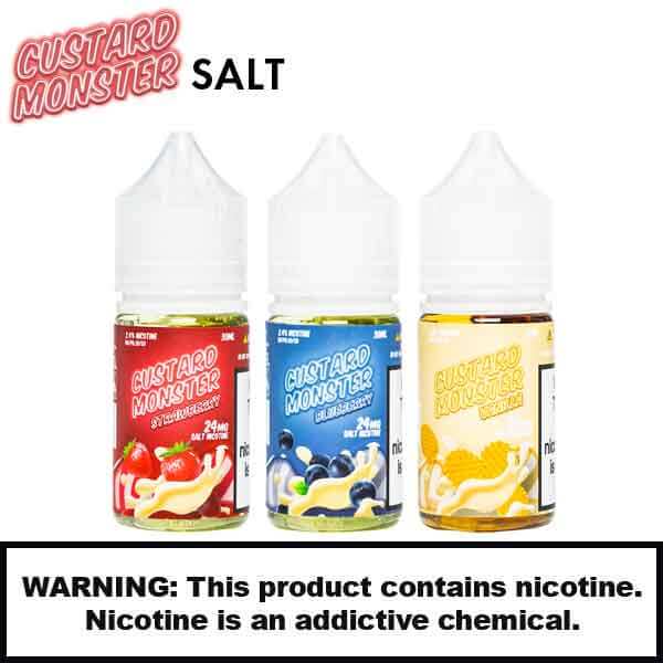 Custard Monster Salt Nicotine E-Liquid 30ml product image