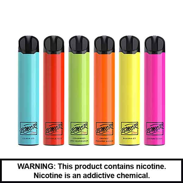 BMOR Xtra Disposable | 1600 Puffs | 5% Nicotine | 10 count display product image