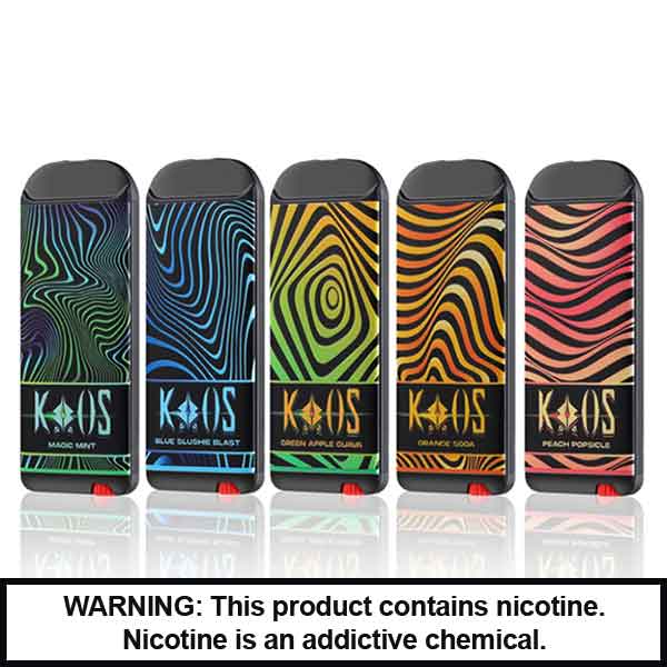 KAOS Air Plus Disposable | 1500+ Puffs | 5% Nicotine | 10 Count Display product image