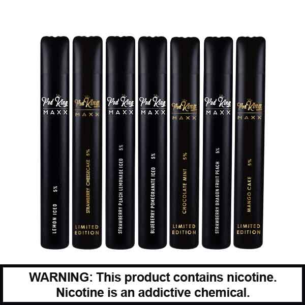 Pod King MAXX Disposable | 600 Puffs | 5% Nicotine | 10 Count Display product image