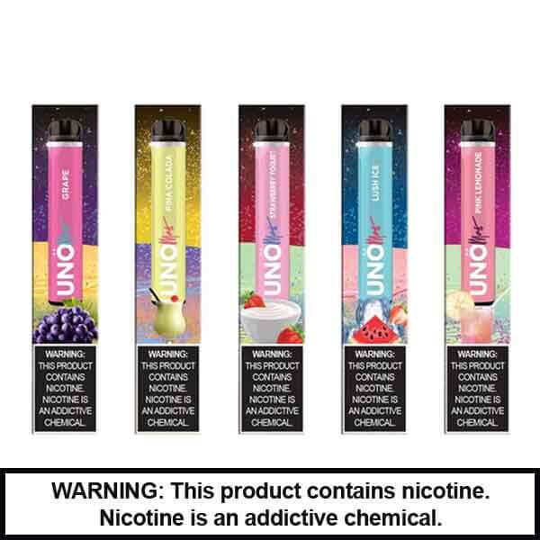 Uno Mas Disposable Device | 1200 Puffs | 5% Nicotine | 10 Count Display product image