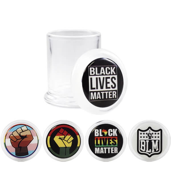 BLM Pop Top Glass Jars | Small product image