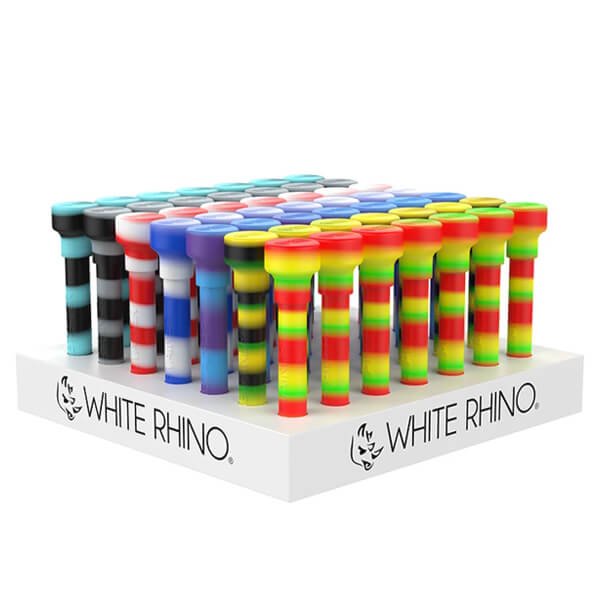 White Rhino Silicone Dabtainer | 49 Count Display product image