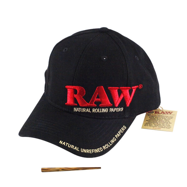 RAW Poker Black Curved Bill Adjustable Fit Cap product image