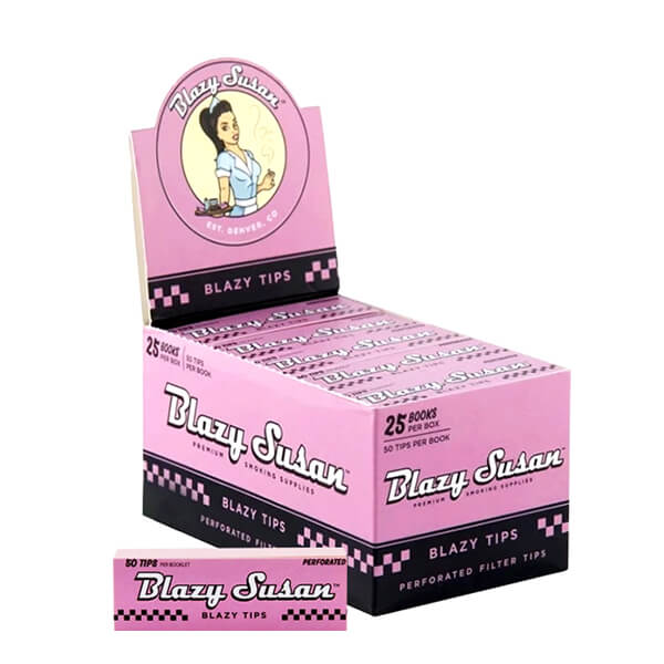 Blazy Susan Pink Filter Tips | 25 Count product image