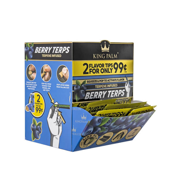 King Palm 7mm Terp Flavor Tips | 2 Count | 50 Pack Display product image