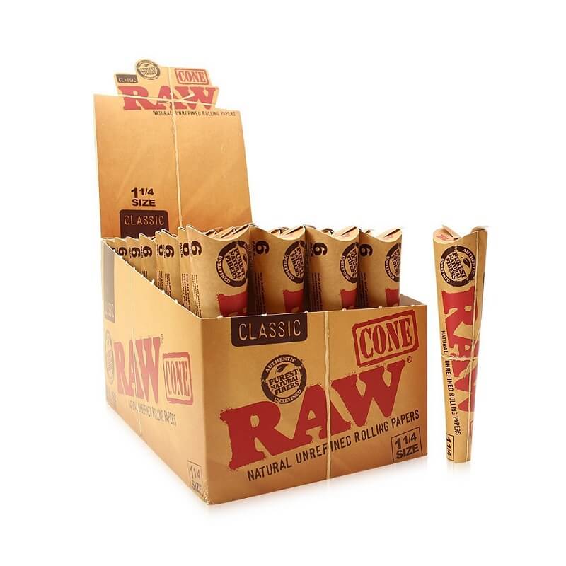 RAW Classic Cones | 1 1/4 | 6 Pack | 32 Count Display - image 2 of 2