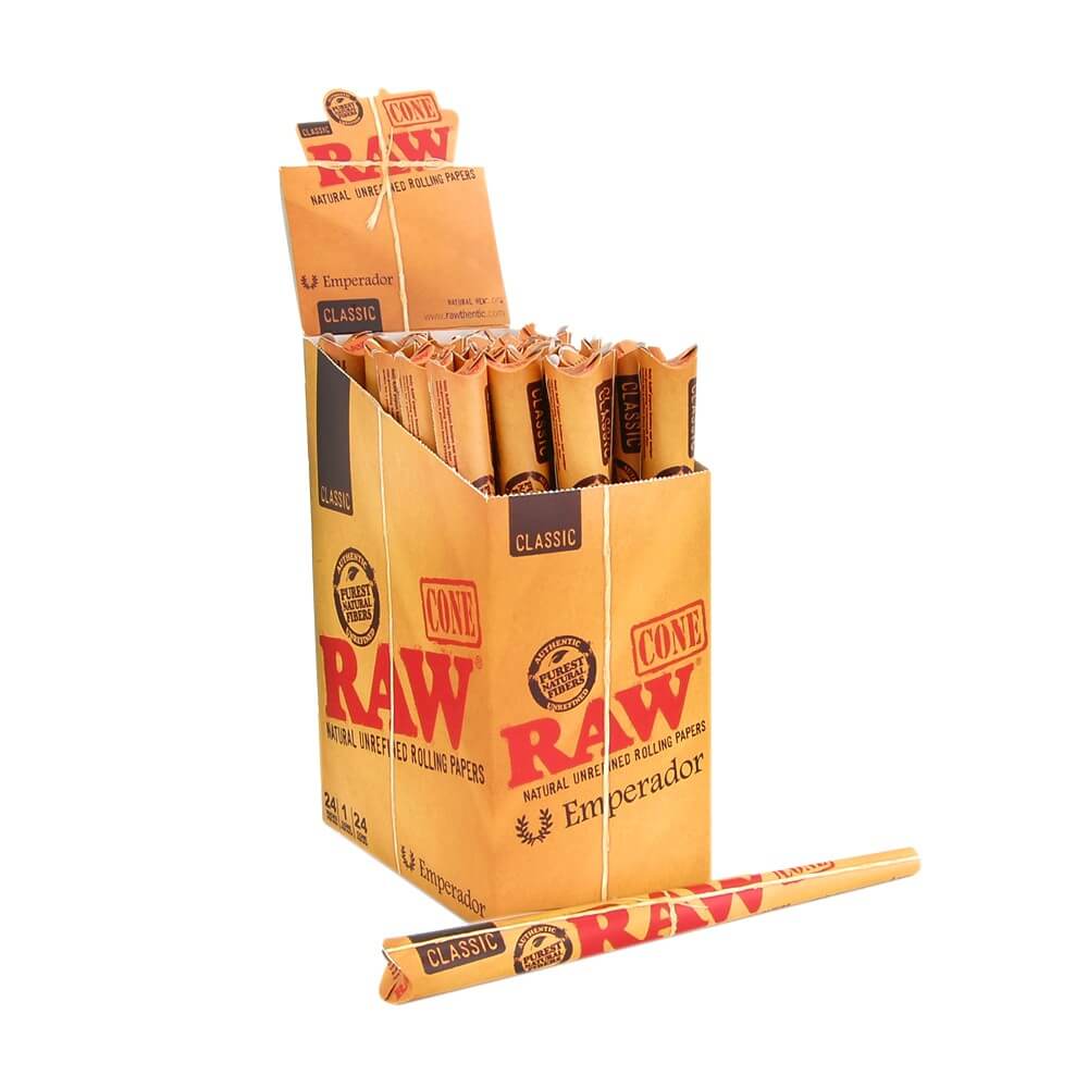 RAW Emperador Pre-Rolled Cones | 1 Pack | 24 Count Display product image