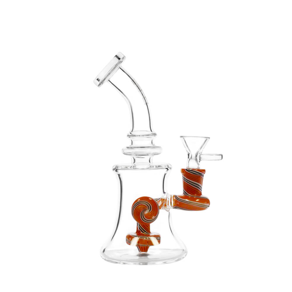 Sci-Fi Wig-Wag Waterpipe | 8 inch | Assorted Colors product image