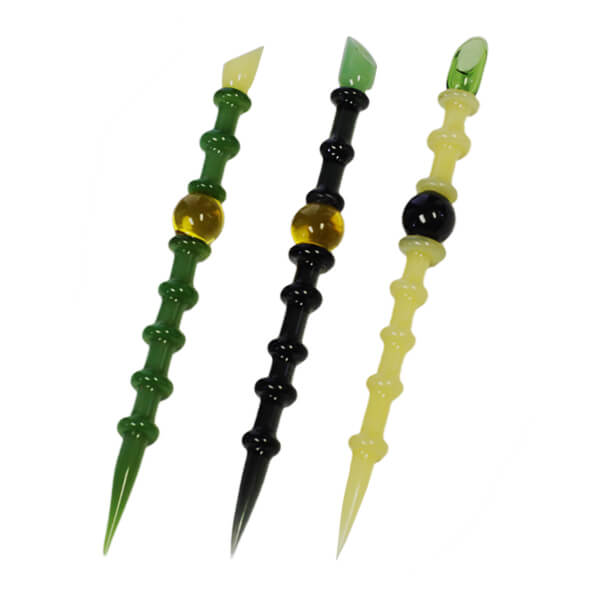 Scoop Tail Glass Dab Tool (GD-20) | 7 inch | Assorted Colors product image