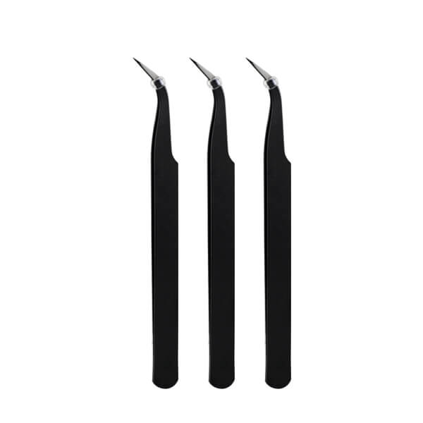Dab Turn Tip Tweezers (TW-2) | 3 Pack product image