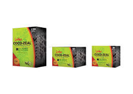 Coco Zeal Flat Hookah Charcoal product image