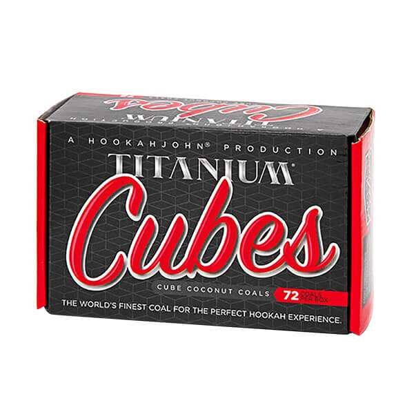 Titanium Flats Charcoal Cubes | 72 Count product image