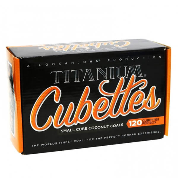 Titanium Flats Charcoal Cubettes | 120 Count product image