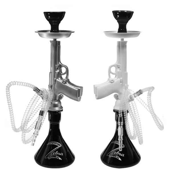 Zeebra Pistol N-7 Hookah 1 Hose | 22 inch | Assorted Colors product image