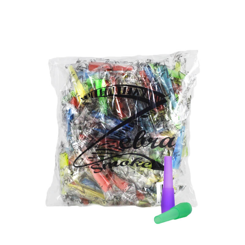 Zeebra Colored Male Hookah Tips (PA-18) | 100 Pack | Assorted Colors product image