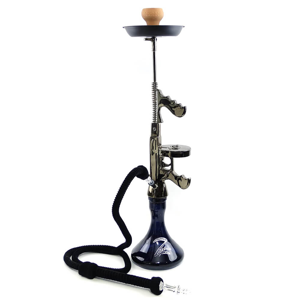 Zeebra Chicago Gun Hookah | 1 Hose | 30 inch | Assorted Colors product image