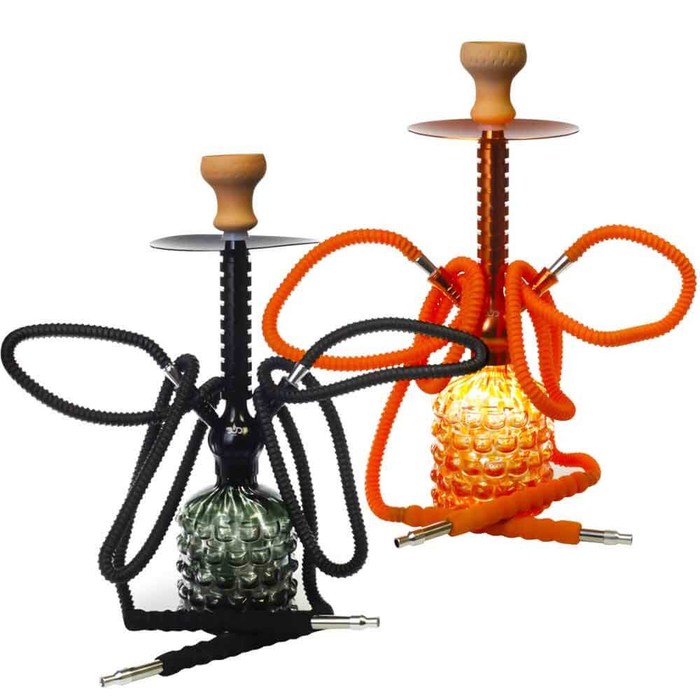 DUD Pineapple Bubby Hookah with Case | 2 Hose | 20 inch | Assorted Colors product image