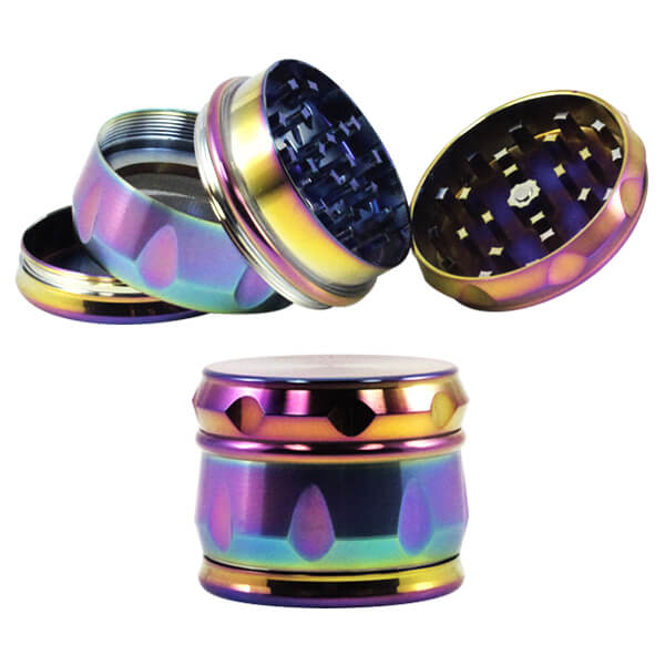 Drum Style Cut 4-Part Grinder (XL50W) | 50mm | Rainbow product image