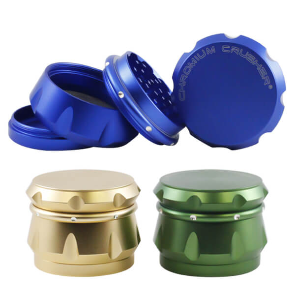 Chromium Crusher Drum Grinder (70088) | 4 Part | 63mm | Assorted Colors product image