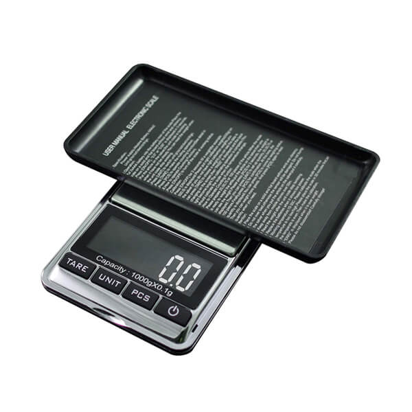 AWS Chrome Digitial Scale 1000 gram (BL-1kg-CH-SE) | 1000x0.1g product image