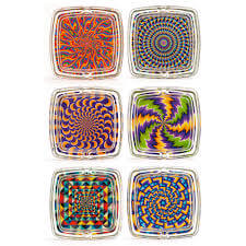 Striko Square Glass Ashtrays | 6 Count Display - image 3 of 4