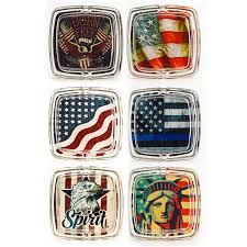 Striko Square Glass Ashtrays | 6 Count Display - image 4 of 4