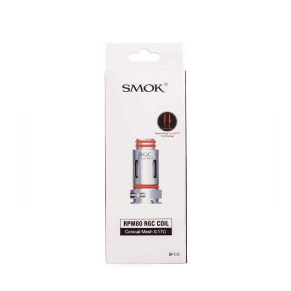 Smok RPM80 RGC Conical Mesh Coils | 5 Pack | 0.17ohm product image