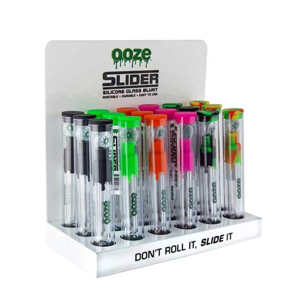 OOZE Slider Silicone Glass Blunt | 18 Count Display product image