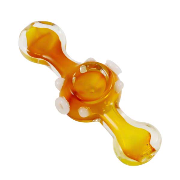 Middle Bowl Flat Tip Heavy Handpipe | 6 inch | Assorted product image