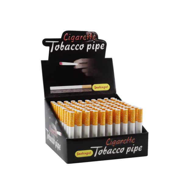 Metal Cigarette Taster with Teeth (H001-78) | 4 inch | 78mm | 100 Count Display product image