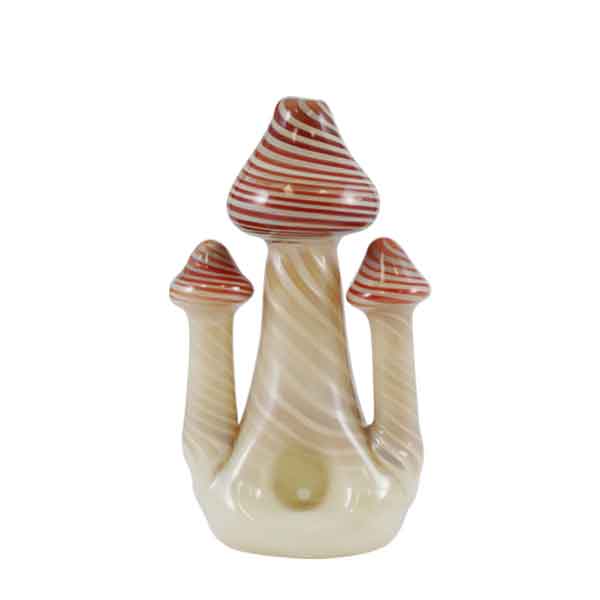 Three Mushroom Handpipe | 5 inch (SB-34) product image