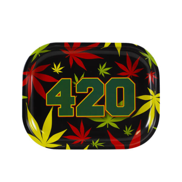 Metal Rolling Tray | Rasta 420 | Small product image