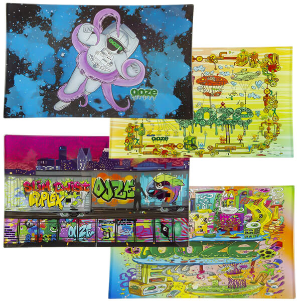 OOZE Rolling Tray With Shatter Resistant Glass | Medium product image