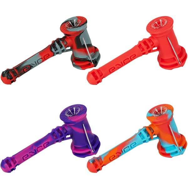 Eyce Platinum Cured Silicone Hammer Bubbler | Assorted Colors product image