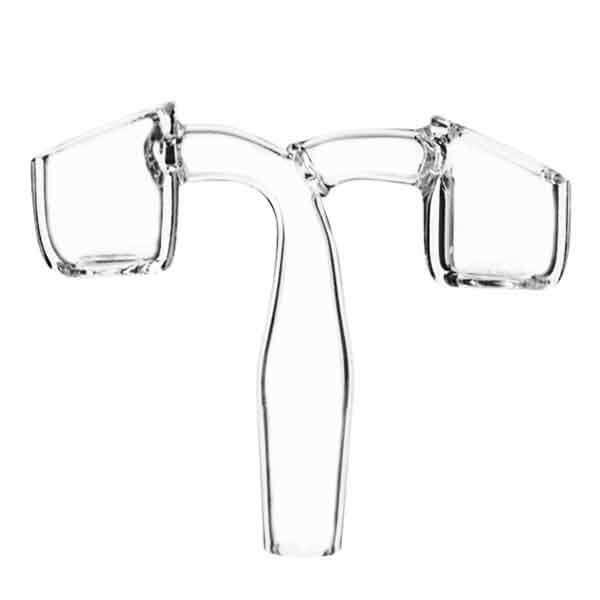 Double Head Quartz Banger (DLQ-020-14) | 14mm | Male product image