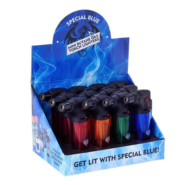 Special Blue Bernie Plastic Torch Lighter (LT-108) | 12 Count Display product image