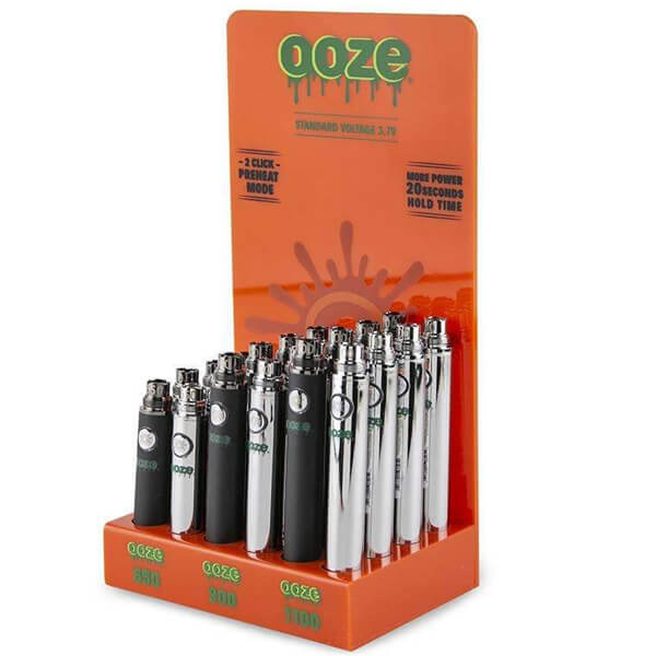 Ooze Standard 650/900/1100 mAh Battery | 24 Count Display product image